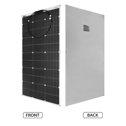 solar panel kit and 300w 200w 100w flexible solar panels 12v 24v high efficiency battery charger module