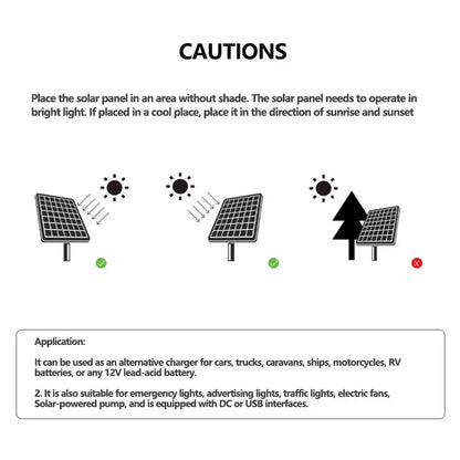 Foldable Solar Panel 500W  Portable Solar Panels Fast Charger USB 5V DC Full  Power Solar Panel Mobile Power Bank For Camping