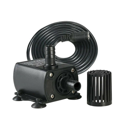 Waterproof 12V 400L/H Mini Brushless Water Pump For Circulating 10W QR50D Camper Caravan Motorhome Boat Garden RV Accessories