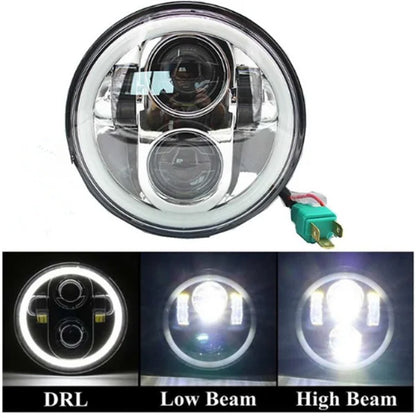 5.75" inch Led motorcycle headlight projector Lens Faro Moto For Led 5 3/4 Headlight Round Headlamp motorcycle