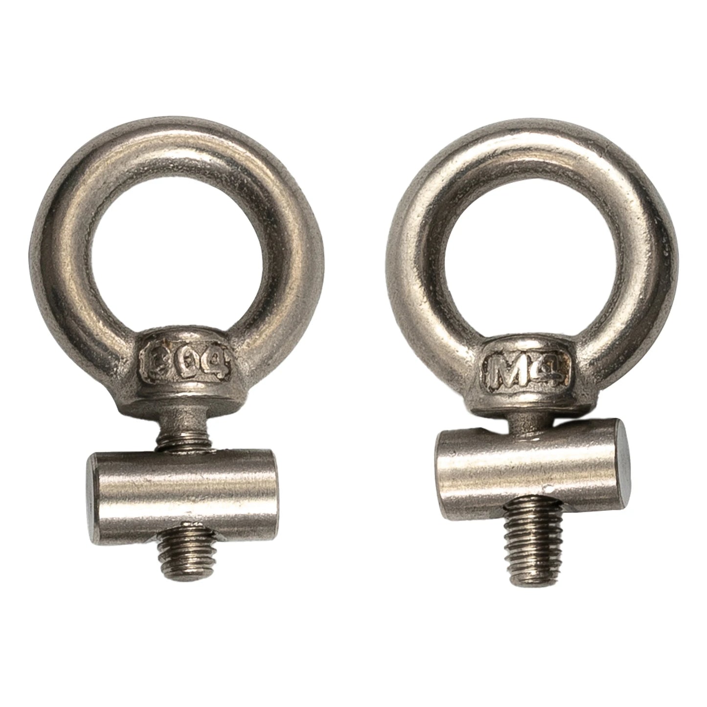 2x Stainless Steel Awning Rail Stoppers Hooks 6mm Stops Silver Motorhome Campervan Awning Rail /Tarpaulin Stoppers