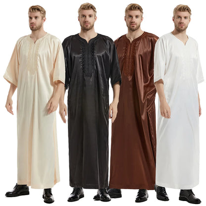 Morocco Muslim Arab Boy Thobe Children Abaya Ramadan Jubba Thobe Dress Pant Set 2 Piece Caftan Robe Kaftan Musulman Ensembles