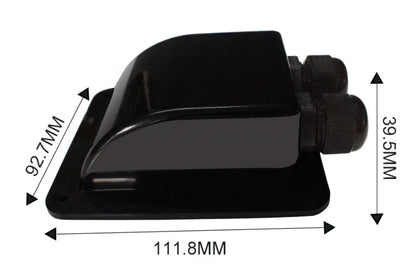 Double Wire Entry Gland Box with Solar Connector Panel Roof Wire Cable Motorhome White Double Hole RV Yacht Car  Caravans Campe