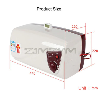 12V/220V Water heater 10L Electric Water Heaters with Water temperature gauge for RV, caravan, camper and boat Motorhome