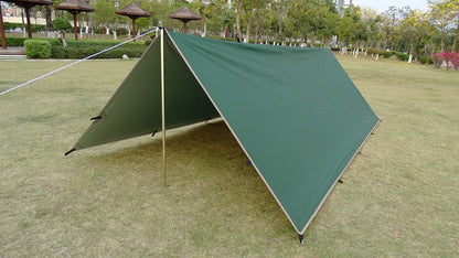 Waterproof Tent Tarp 19 Hang Points Survival Tent Outdoor Camping  Tactical Sun Shelter 4x4 3x4 3x3 Lightweight Sunshade Awning