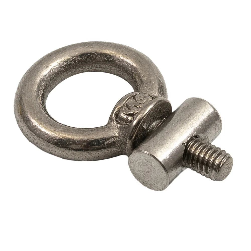 2x Stainless Steel Awning Rail Stoppers Hooks 6mm Stops Silver Motorhome Campervan Awning Rail /Tarpaulin Stoppers