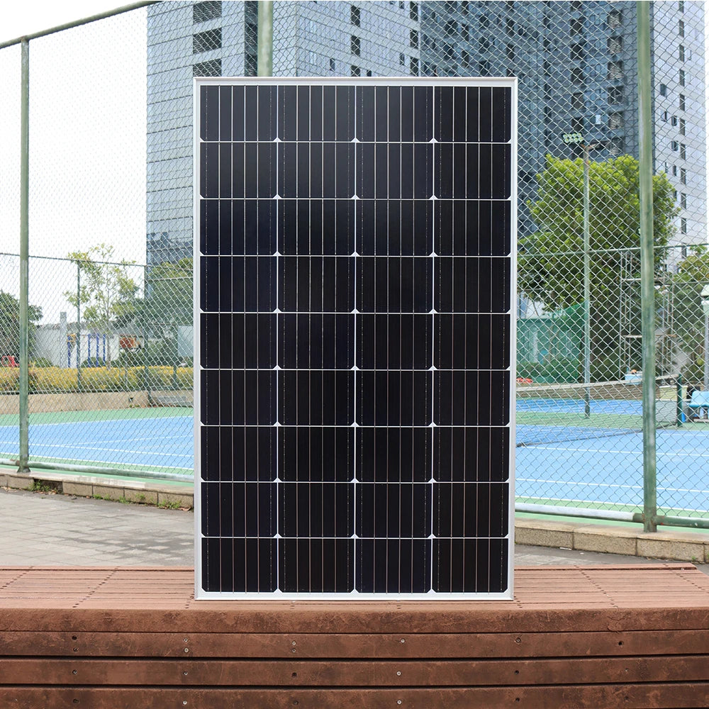 XINPUGUANG Rigid Glass Solar Panel Monocrystalline 200W 300W 400W (2x100w / 150w / 200W solar panels charge) On-grid / Off-grid