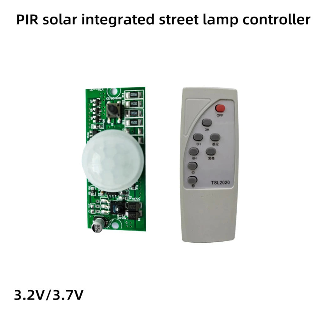 3.2V 3.7V Remote Control PIR Solar Integrated Street Lamp Sensor Circuit Board Solar Induction Mode Controller