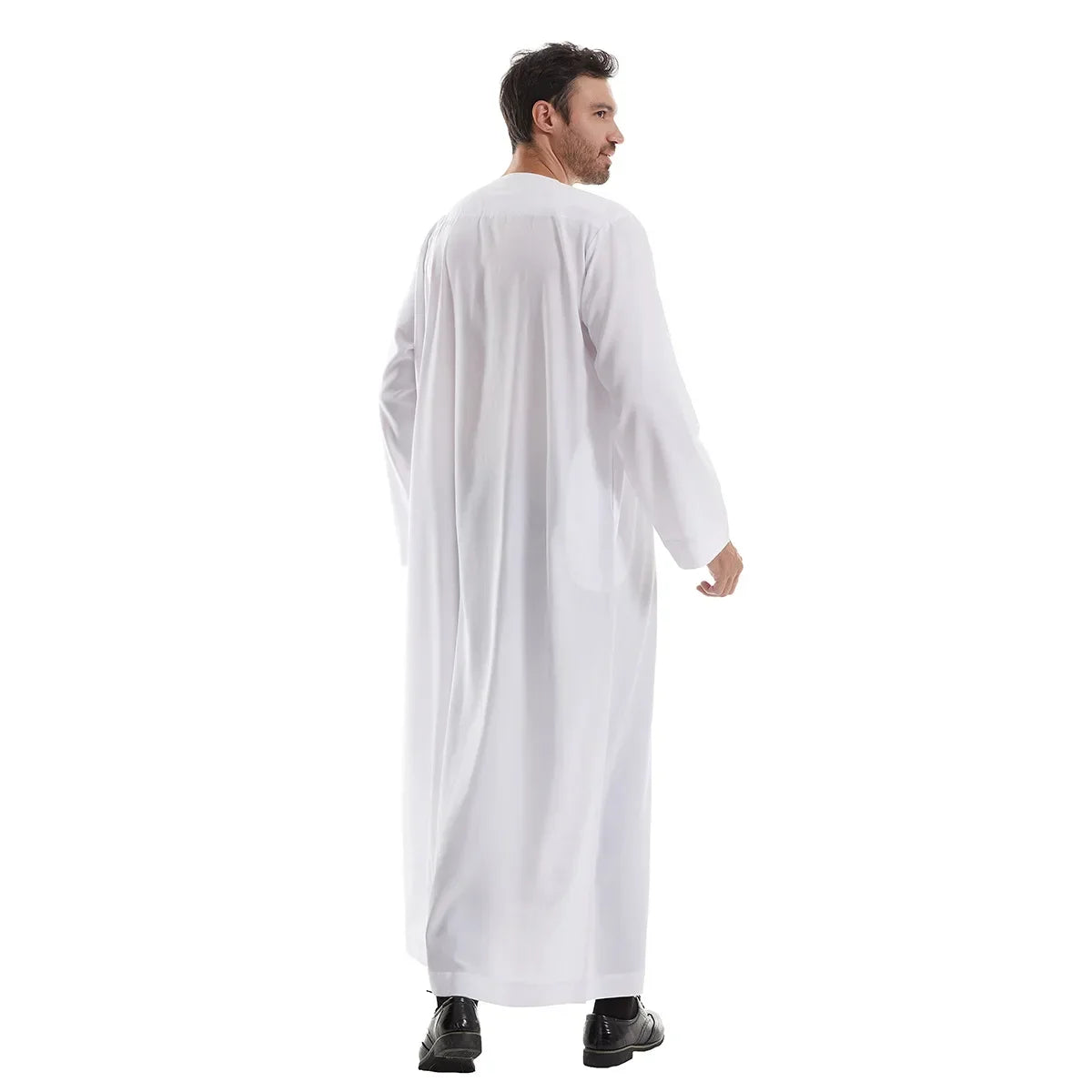 Men Robe Muslim Abaya Dishdasha Modest Djellaba Islamic Dubai Saudi Abayas Prayer Kaftan Eid Ramadan Morocco Jubba Thobe