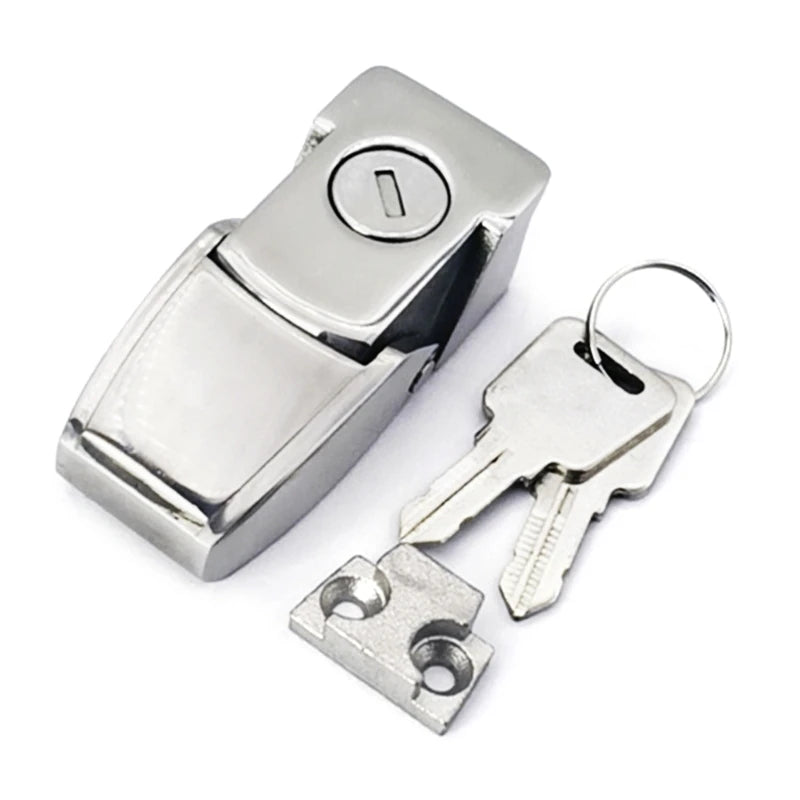 Durable Cabinet Coated Metal Hasp for LATCH with Lock Cylinder DK604 Security Toggle Lock With Keys Electrical Box Lock