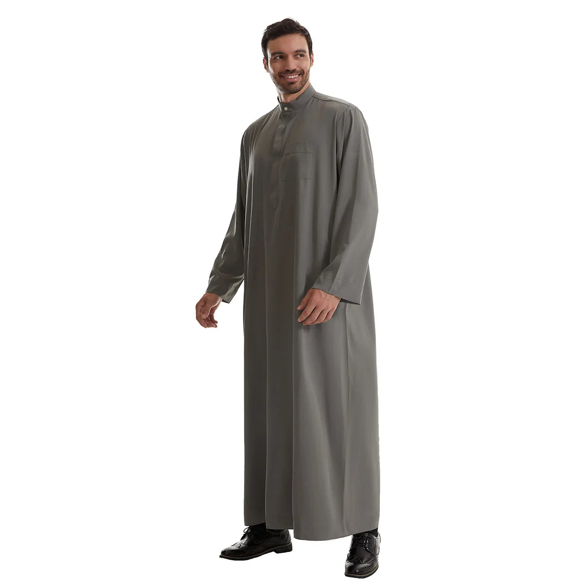 Muslim Abaya Prayer Kaftan Men Kimono Dishdasha Turkey Arabic Djellaba Islam Jubba Thobe Morocco Pocket Robe Ramadan Eid Abayas