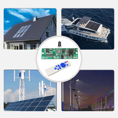 3.2V/3.7V Solar Street Light Control Panel Circuit Board Remote Control Long Bright Automatically Reduce Power