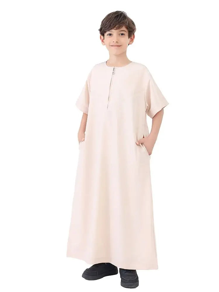 Ramadan Abayas For Prayer Clothes Boy Kids Muslim Dress Clothing Kebaya Abaya Turkey Arabic Islam Djellaba Robe Musulmane Hombre