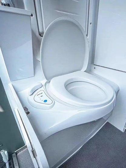 Bench-Style RV Toilet Cassette Toilet with Water Tank for Caravan C402