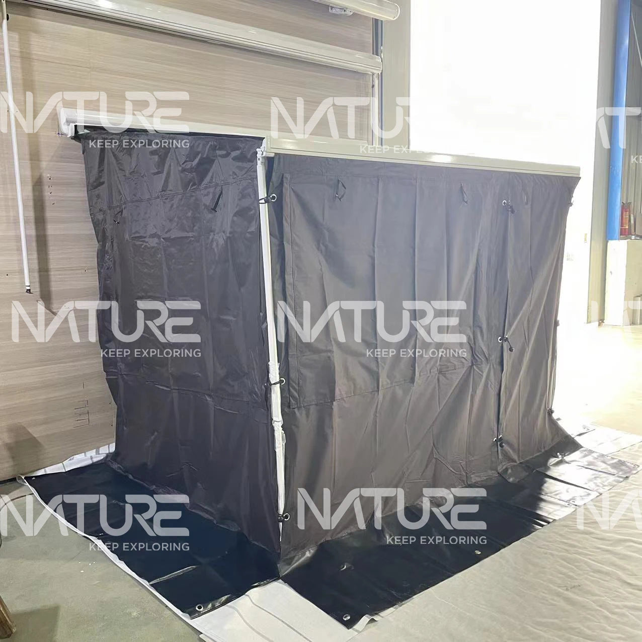 NATURE high quality electric retractable van car motorized van awnings, camper rv awning