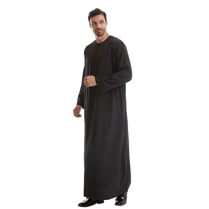 Men Robe Muslim Abaya Dishdasha Modest Djellaba Islamic Dubai Saudi Abayas Prayer Kaftan Eid Ramadan Morocco Jubba Thobe