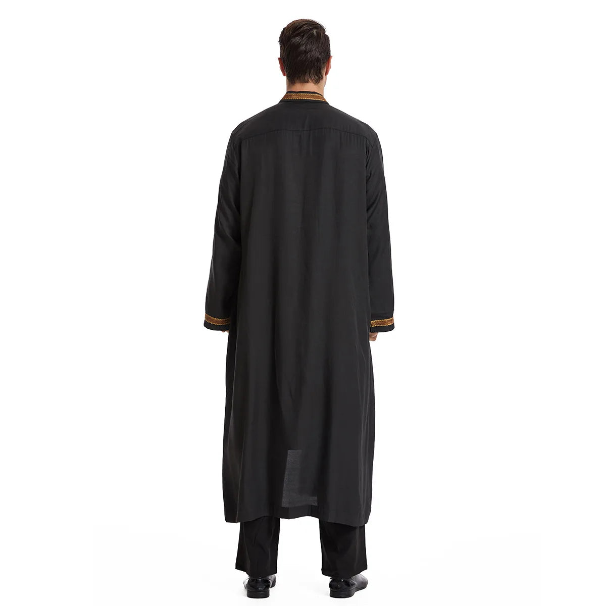 Eid Cardigan Muslim Men Jubba Thobe Mens Abaya Long Dress Islamic Ramadan Kimono Long Robe Saudi Arabic Musulman Caftan Dubai