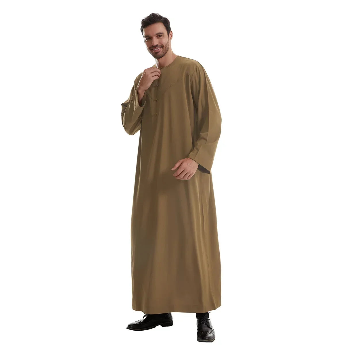 Men Robe Muslim Abaya Dishdasha Modest Djellaba Islamic Dubai Saudi Abayas Prayer Kaftan Eid Ramadan Morocco Jubba Thobe