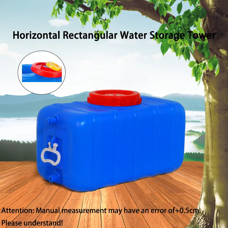 160L Car Mounted Water bucket RV Horizontal Water Storage Bucket Domestic Water Tank Plastic Bucket ExtraLarge Capacity