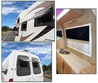 Caravan Awnings,Camper Tralier Caravan Mothorhome RV Waterproof Retractable Awning Shade Sunshade