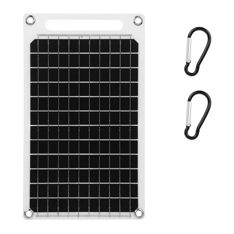 10W Portable Solar Panel-5V Lightweight Mini USB Solar Charger for Phones,Power Banks,Outdoor,Camping,Hiking,Backpacking