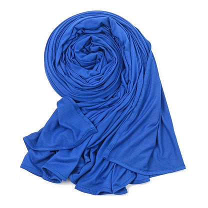 Big Size Jersey Hijabs for Woman Turban Mercerized Cotton Hijab Scarf Shawl Turbans for Women Headscarf Scarves Ramadan Foulard