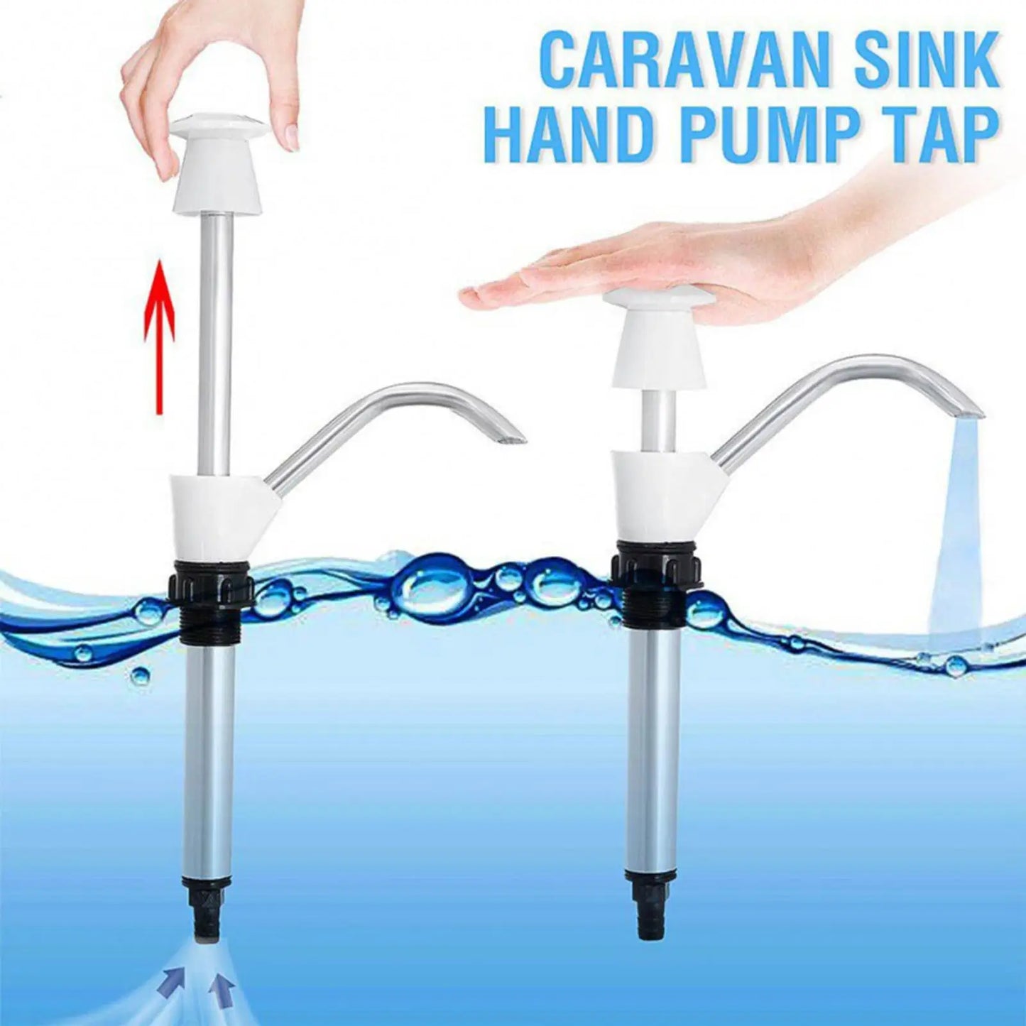 Caravan Sink Water Hand Pump Tap Bottled Water Dispenser Caravan Sin Camping/Trailer/Motorhome/Vehicle Faucet