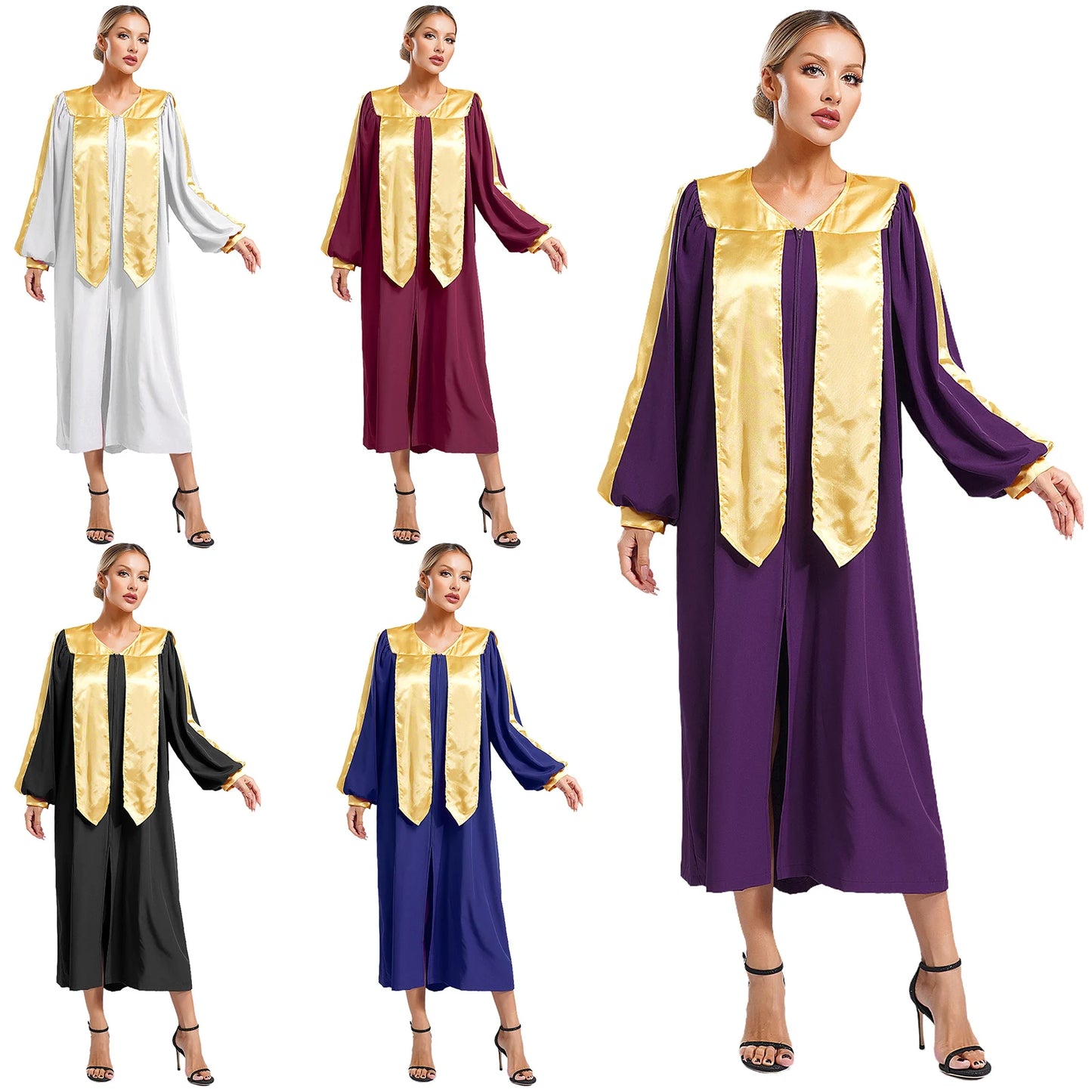 Women Muslim Arabic Tunic Overlay Worship Costume Dancewear Long Sleeve Liturgical Church Praise Dance Dress Lyrical Dance Dress