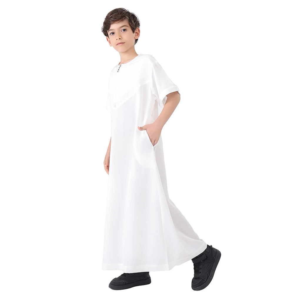 Ramadan Abayas For Prayer Clothes Boy Kids Muslim Dress Clothing Kebaya Abaya Turkey Arabic Islam Djellaba Robe Musulmane Hombre