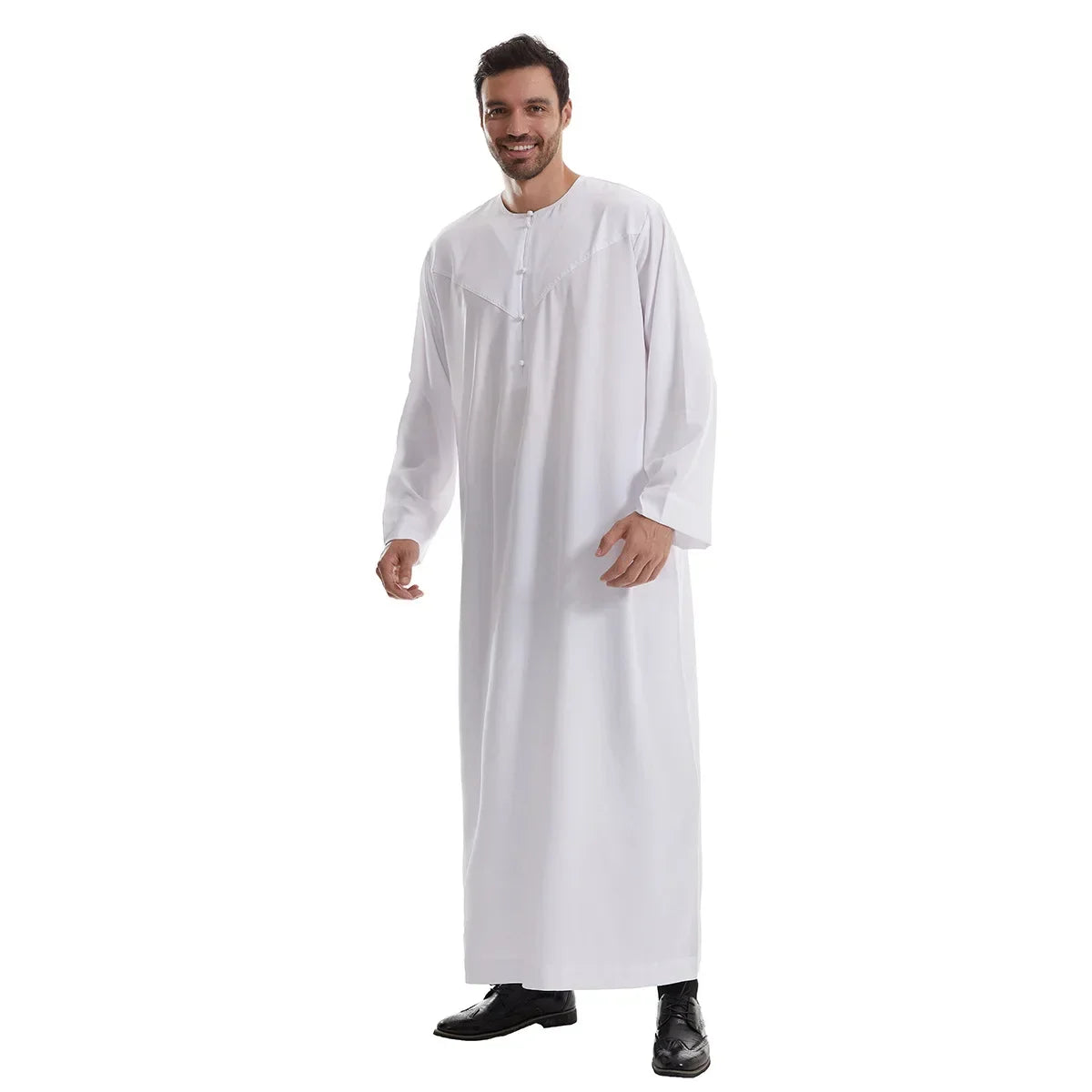 Men Robe Muslim Abaya Dishdasha Modest Djellaba Islamic Dubai Saudi Abayas Prayer Kaftan Eid Ramadan Morocco Jubba Thobe