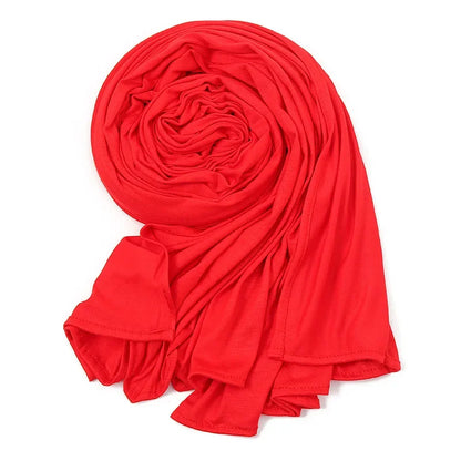 Big Size Jersey Hijabs for Woman Turban Mercerized Cotton Hijab Scarf Shawl Turbans for Women Headscarf Scarves Ramadan Foulard