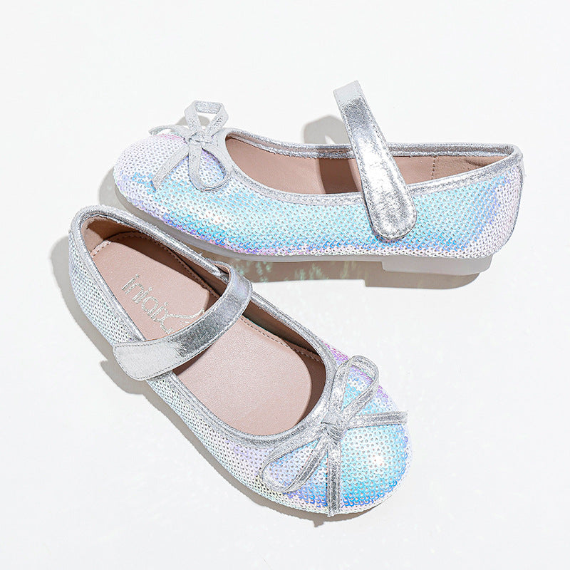 Big Kids Sequined Princess Shoes With Soft Sole