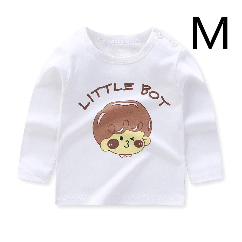 Baby Clothes Boys And Girls Cotton Long-sleeved T-shirt