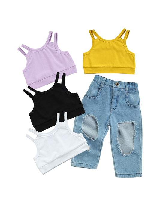 Girl Baby Dress Shirt Little Kids Clothes Design Summer For