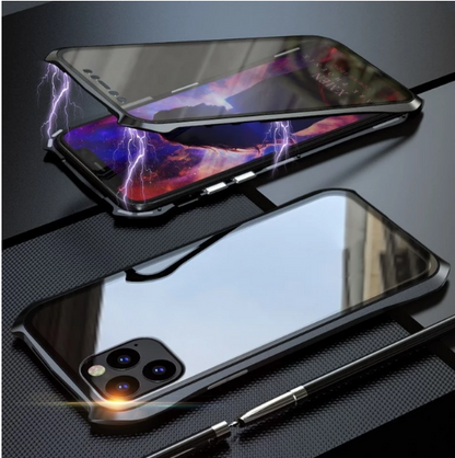 Glass magnetic king protective cover