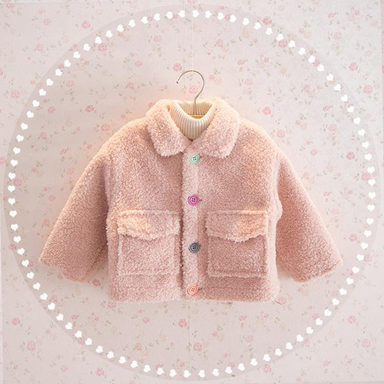 Girls' Korean Style Coat Cardigan Coat