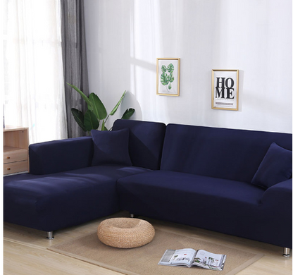 Tight Wrap Sofa Cover Elastic 2 Pieces Sofa Cover