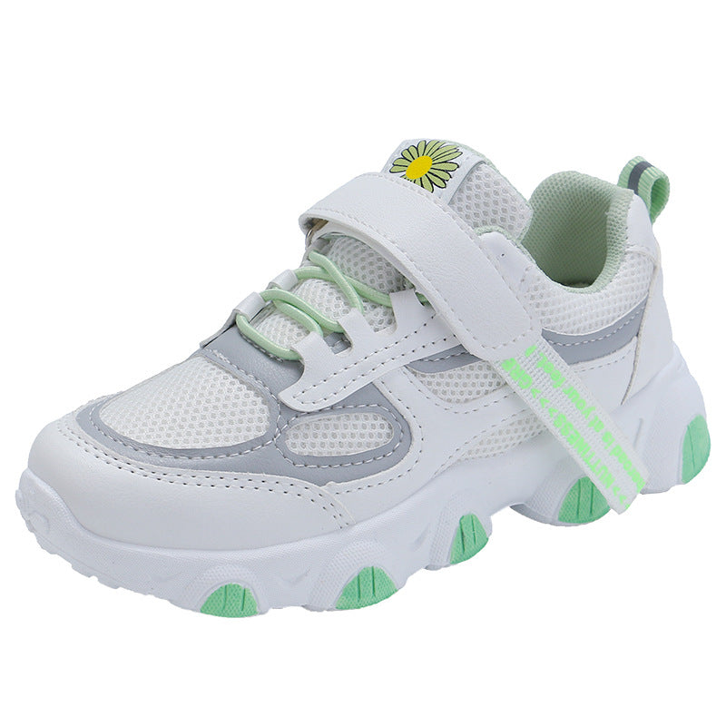 Girls' Mesh Breathable Lightweight Sneakers