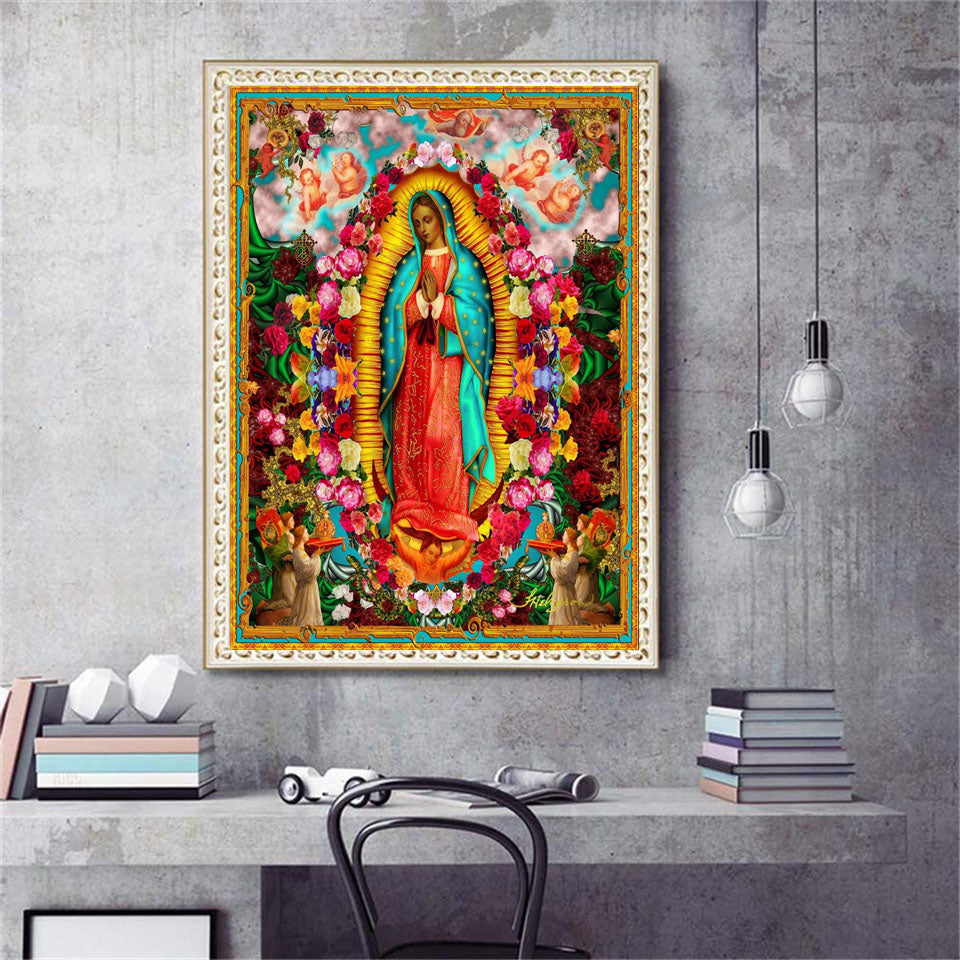 Virgin Mary Mosaic Set 5d Square Diamond Embroidery