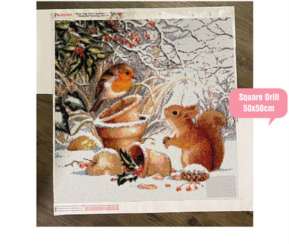 Squirrel Animal Diamond Embroidery Cross Stitch