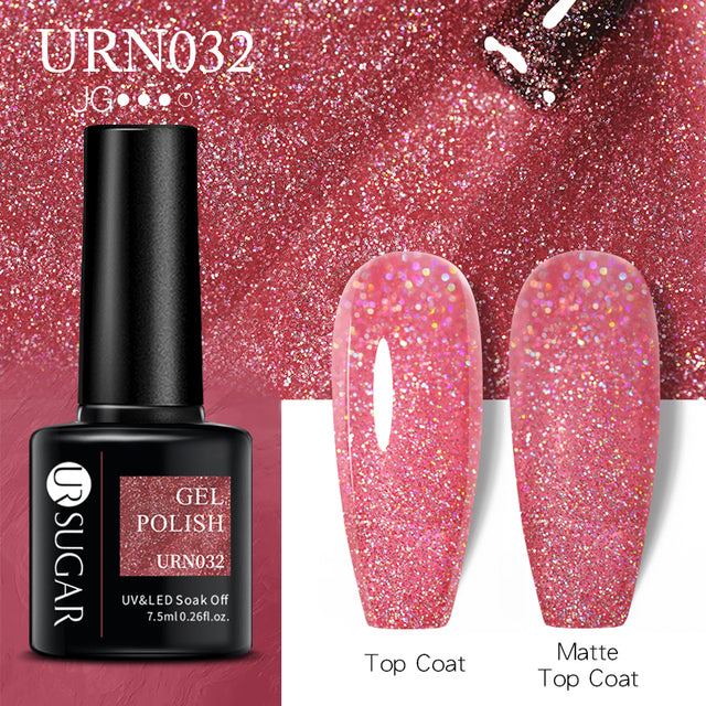 7.5ml Reflective Glitter Gel Winter Nail Polish