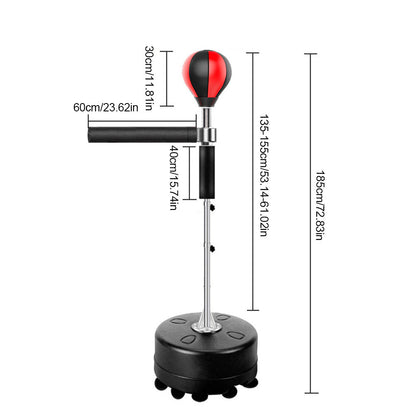 Boxing Ball Reaction Target Spinning Vertical Trainer