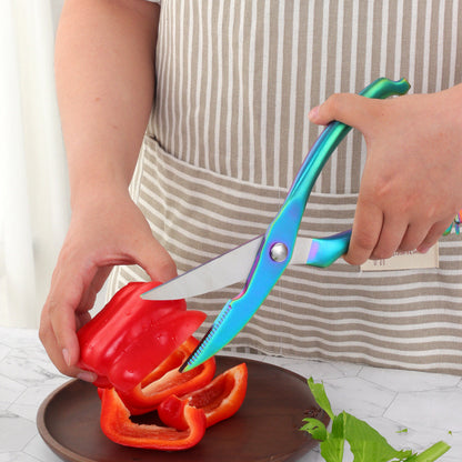 Stainless Steel Chicken Bone Kitchen Spring Household Food Scissors