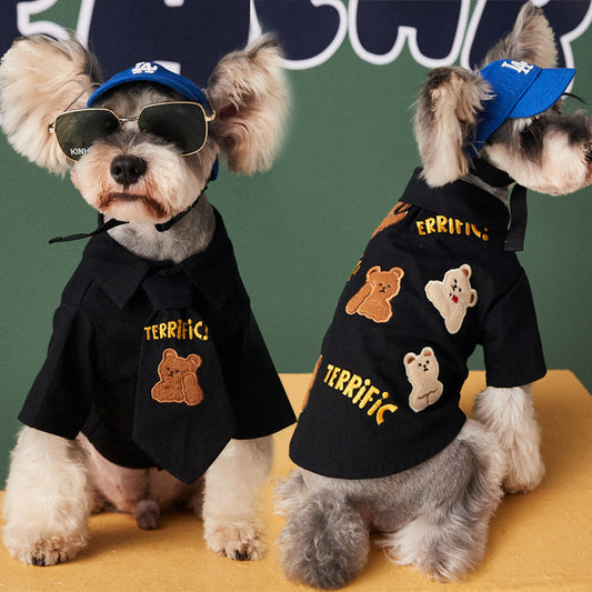 Dog Clothes Trendy And Handsome Small And Medium-sized Dog Pets