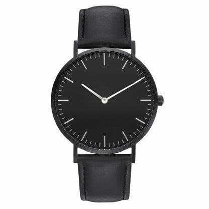 Quartz Large Dial Women's Simple Belt Watch