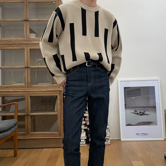Sweater Retro Japanese Lazy Men's Sweater Casual