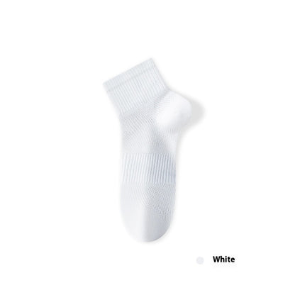 Pure Cotton Summer Antibacterial Breathable Mid-calf Socks Tight