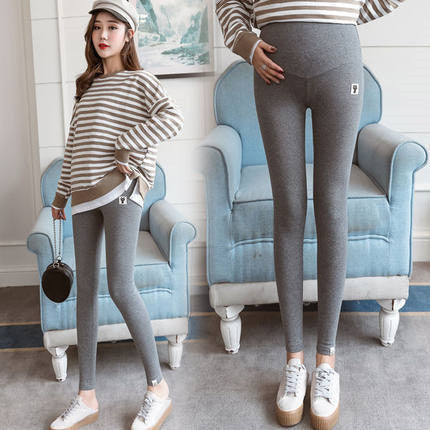 Maternity Leggings Fleece-lined Outer Wear