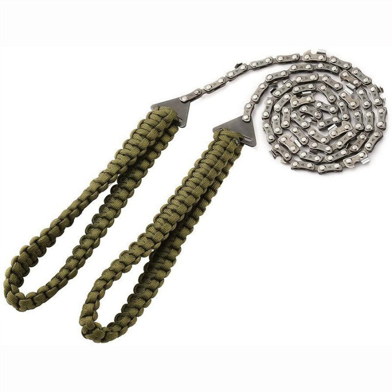 Braided Umbrella Rope Camping Survival Pocket Saw