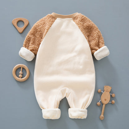 Fleece Warm Romper For Newborns